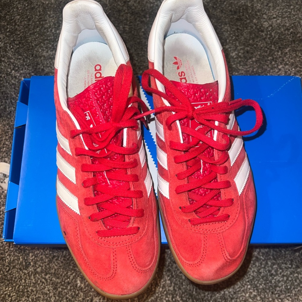 Adidas red gazelle